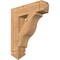 Ekena Millwork Funston Arts & Crafts Smooth Bracket, Western Red Cedar, 5 1/2"W x 24"D x 28"H BKT06X24X28FST03SWR - alternate 1